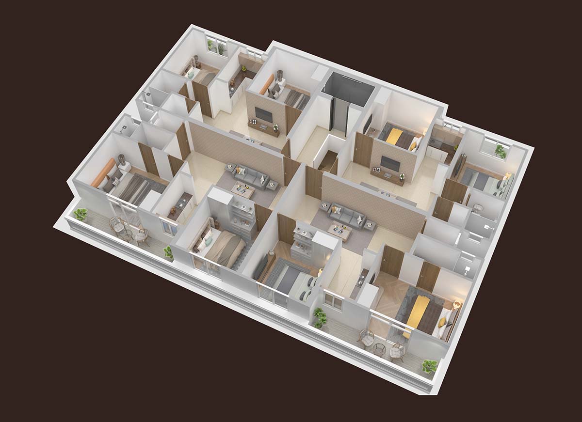 tulip tower floor plan